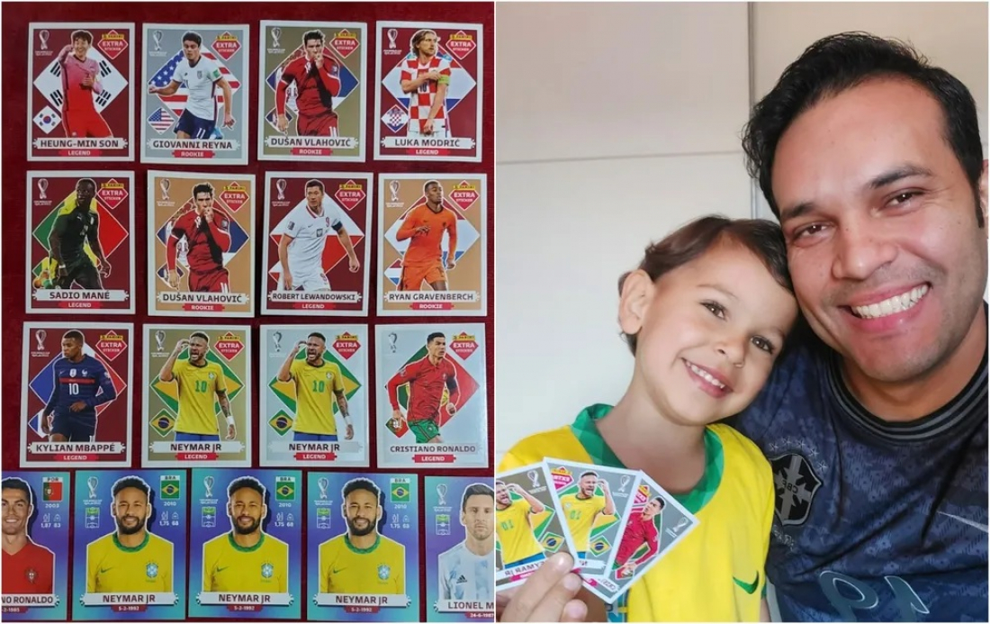 Álbum da Copa: Colecionador revela estratégias após encontrar 10 figurinhas 'legends'