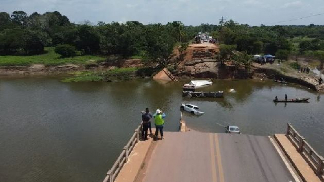 No Pa&iacute;s: Desabamento de duas pontes na BR-319 afeta transporte em RR e AM