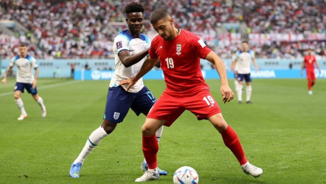Goleada: Inglaterra vence o Irã por 6x2 em sua estreia na Copa do Mundo