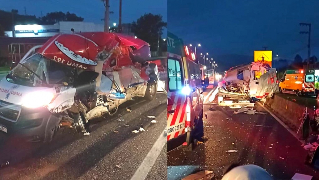 Em SC: Acidente Com Ambulância E Carreta Deixa Bebê E Outras 4 Pessoas ...