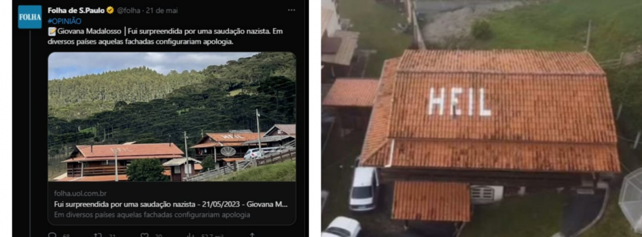 Colunista da Folha trata sobrenome catarinense ‘Heil’ como saudação nazista e gera revolta