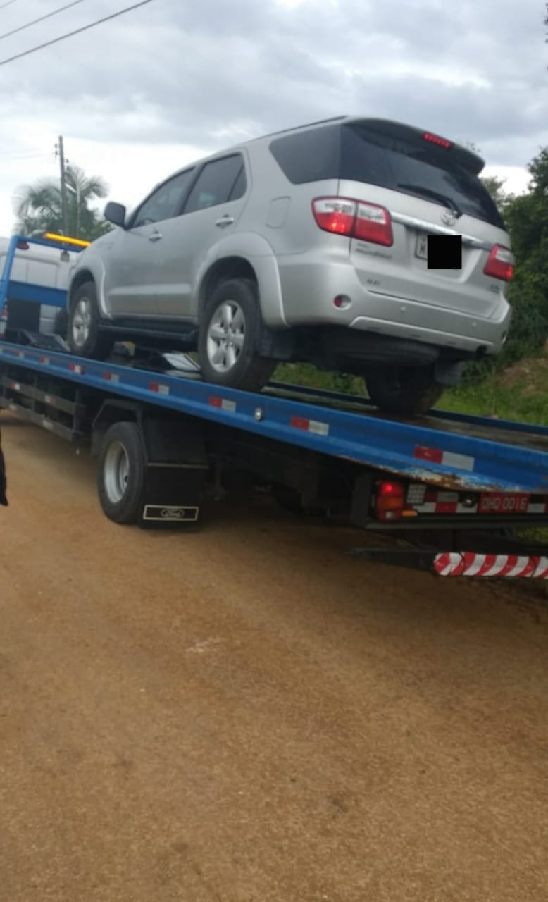 Veículo tomado em assalto em Tubarão é recuperado pela Polícia Militar
