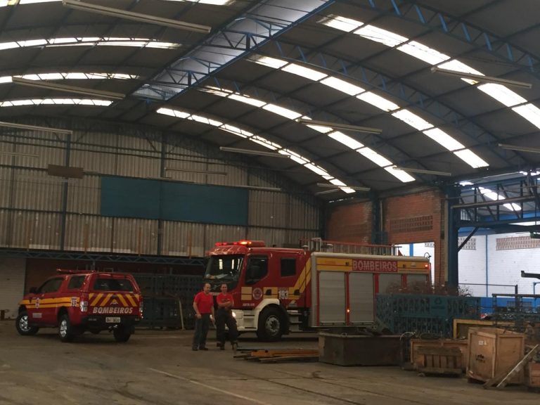 Incêndio foi controlado em empresa de Orleans