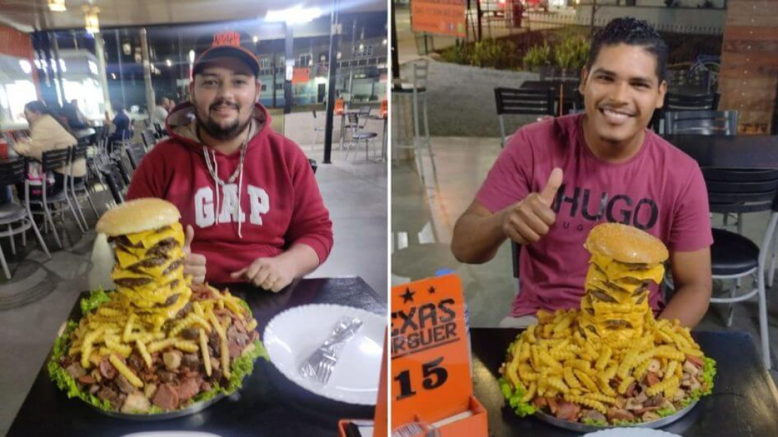 Desafio gastronômico em SC: lanchonete oferece R$ 10 Mil para quem devorar lanche gigante de 5Kg
