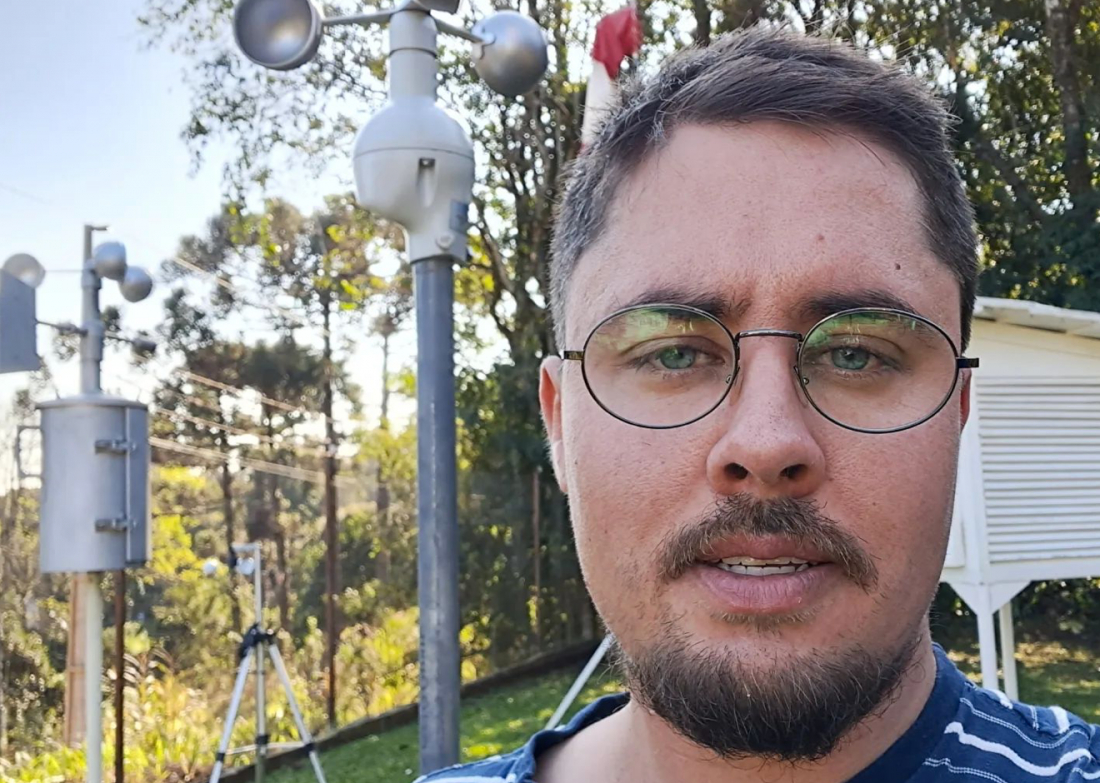 Meteorologista Peter Scheuer faz a previsão do tempo para a Amurel: 'Enchentes relâmpago não estão descartadas'