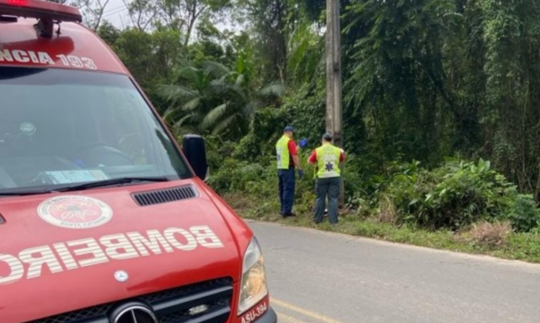 Motociclista morre após colidir contra poste em Urussanga