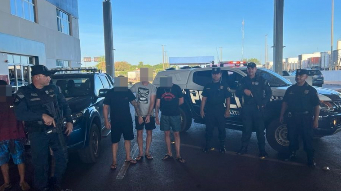 Trio que cometeu crime brutal em SC é preso após 'fuga de cinema' para o Paraguai