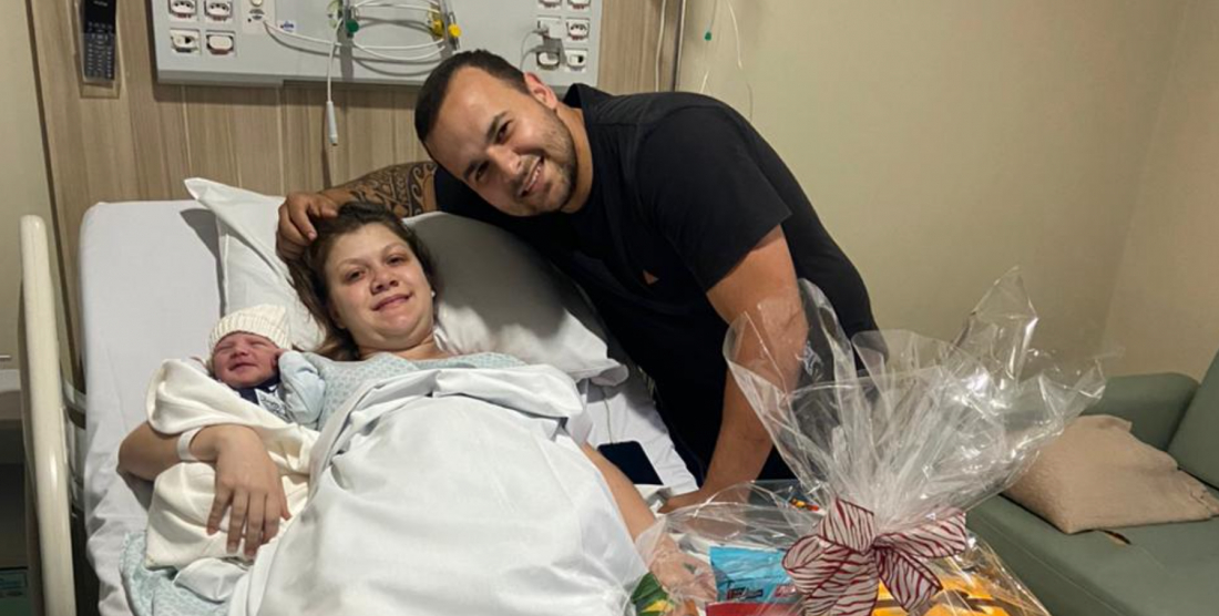 Tubarão celebra a chegada do primeiro bebê de 2024 no Hospital Conceição (HNSC)