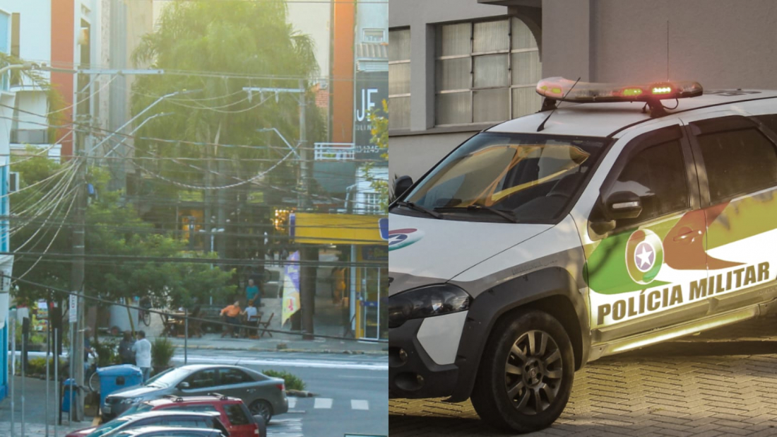 Homem é preso após ameaçar e tentar roubar duas pessoas no Calçadão