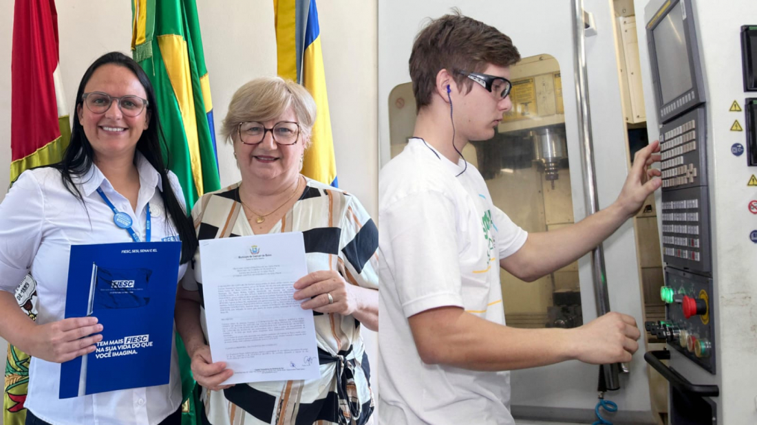 SENAI e Prefeitura de Capivari de Baixo formalizam parceria de Serviços Educacionais