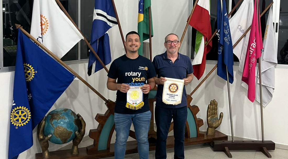 Intercambista argentino participa do Programa de Intercâmbio de Jovens do Rotary Internacional