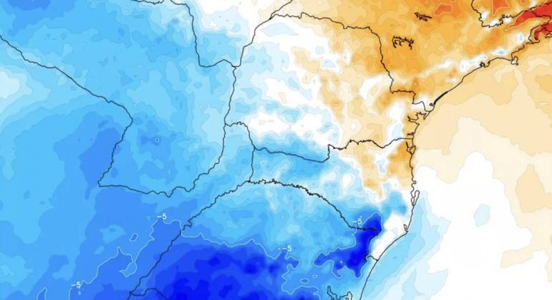Frente fria promete mudar o tempo em SC; o que esperar
