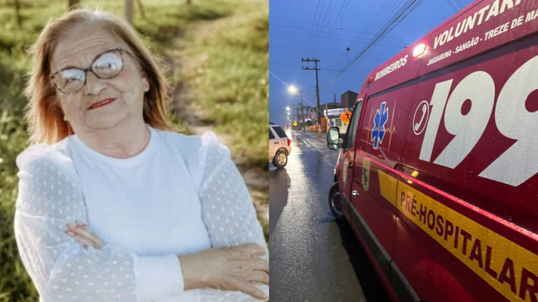 Idosa atropelada em Jaguaruna morre nesta quarta-feira (14)