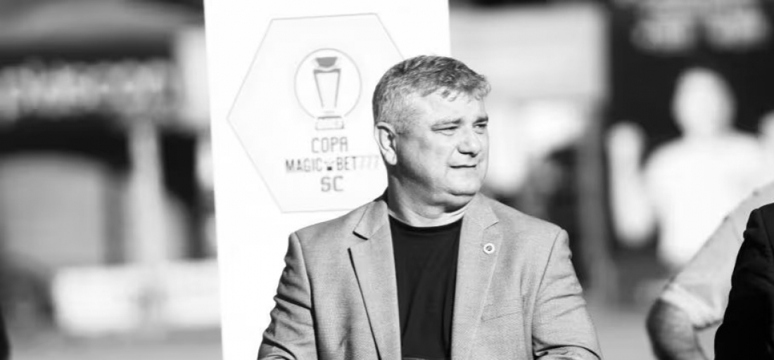 Morre aos 57 anos Marco Antônio Martins, vice-presidente da Federação Catarinense de Futebol