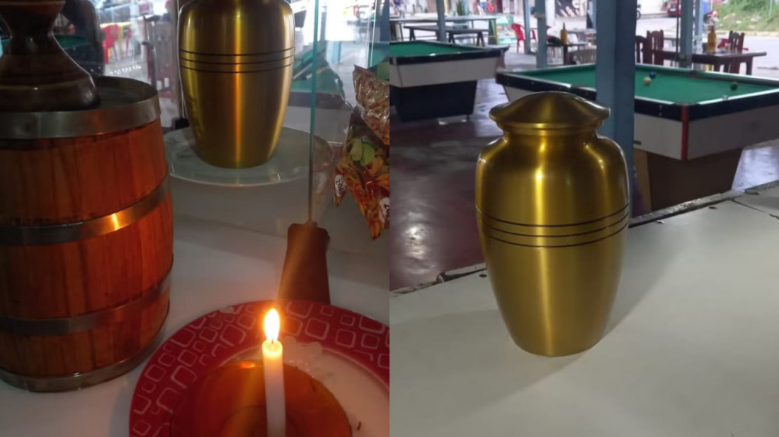 Urna volta a bar de Itapema após família pegá-la por engano