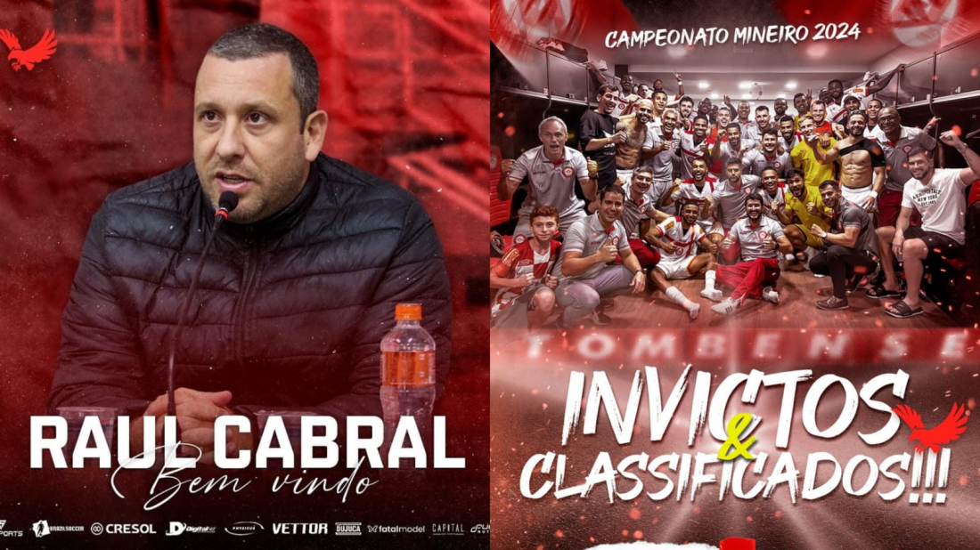 Tubaronense Raul Cabral, ex-Hercílio Luz, leva Tombense à semifinal do Campeonato Mineiro