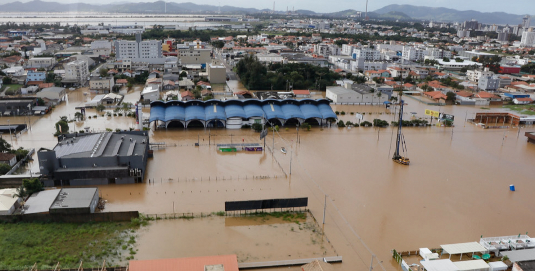 Tubarão está na lista do TCE dos 100 municípios com maior risco de deslizamentos e desastres naturais