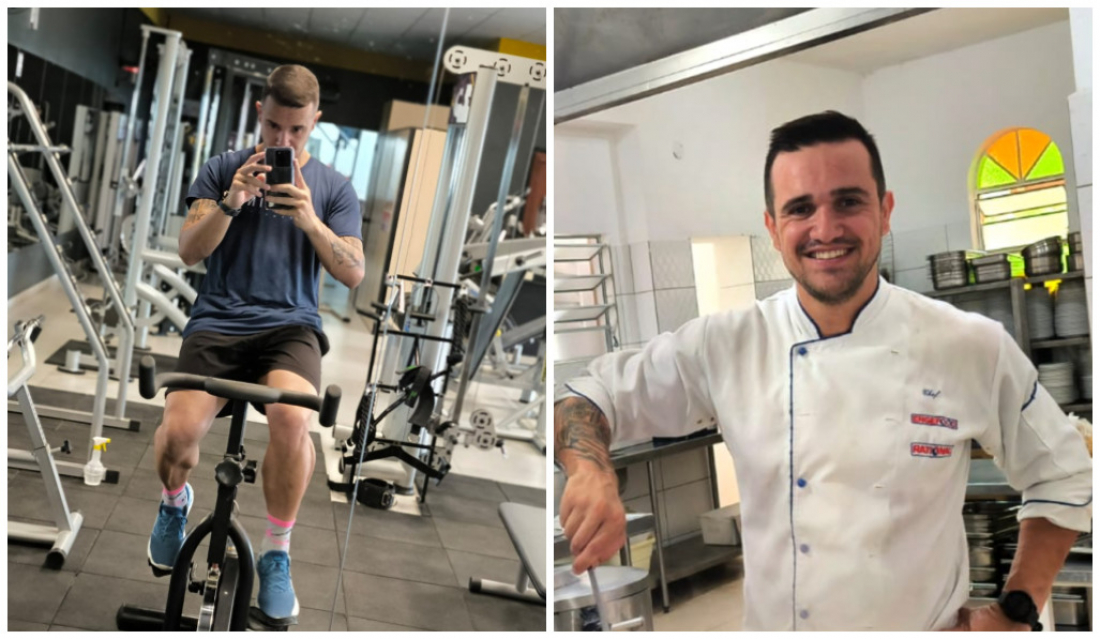 Vida dupla: jovem de Tubarão divide rotina entre personal trainer e pizzaiolo