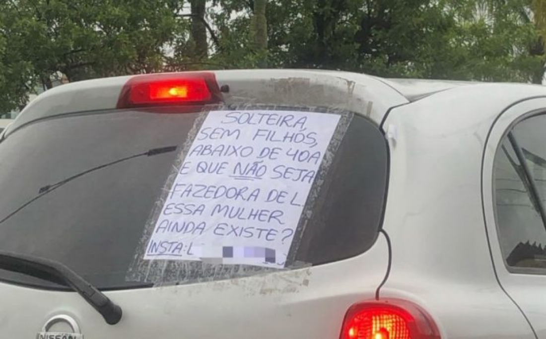 Exigente: Morador de Criciúma divulga critérios para a namorada ideal