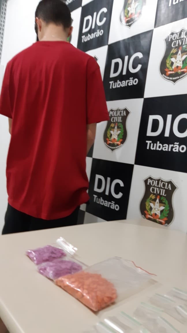 Fim de festa: DIC prende traficante de drogas sintéticas em Tubarão