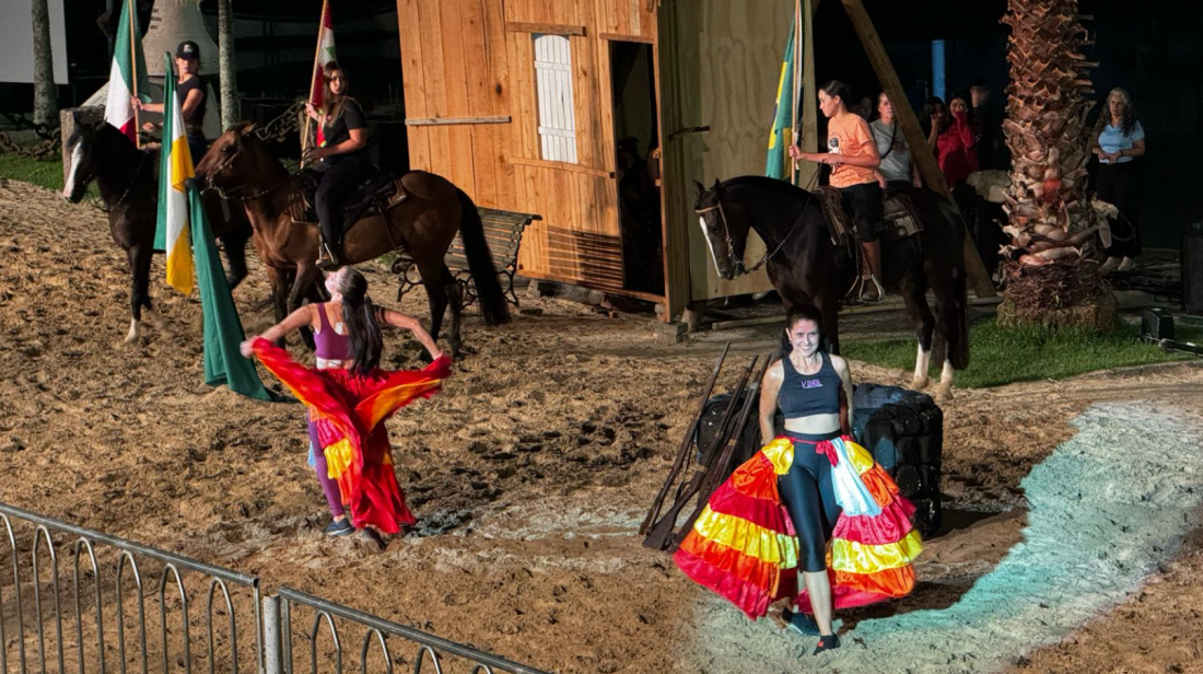 Já está tudo pronto para a estreia do espetáculo Tomada de Laguna