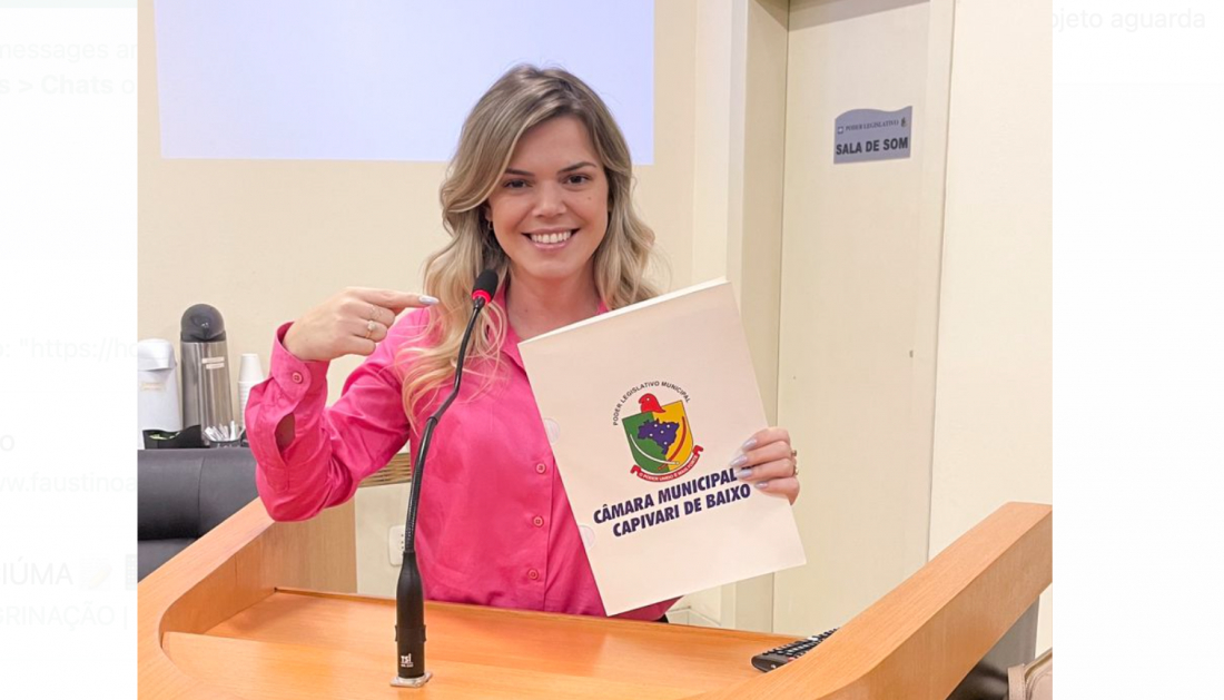 Vereadora Bia Alves conquista aprovação de vagas prioritárias na educação infantil em Capivari de Baixo