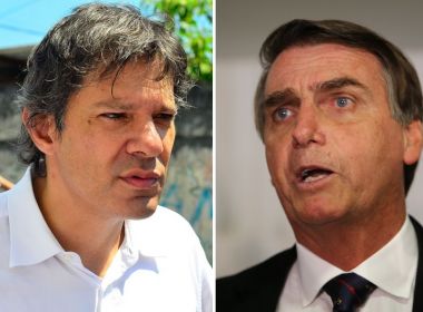 Pesquisa MDA mostra Haddad e Bolsonaro em empate técnico