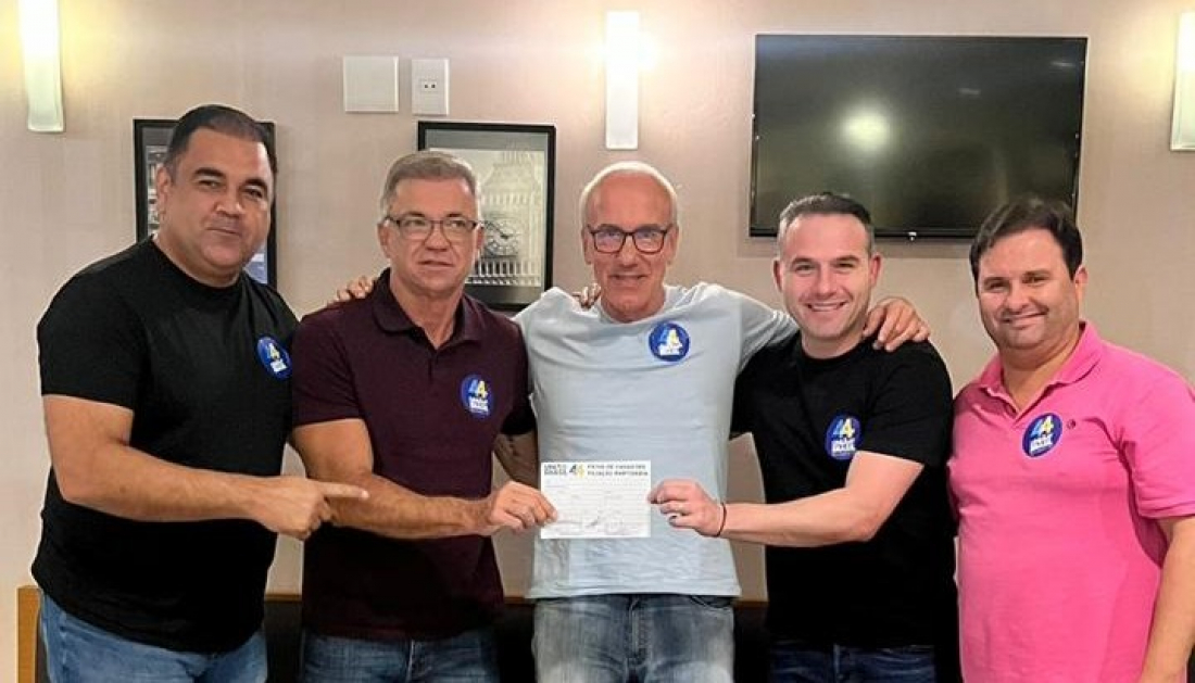 Deka May assina filiação e será pré-candidato a Prefeito do União Brasil em Tubarão