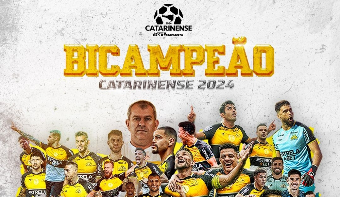 Criciúma empata com o Brusque por 1 a 1 em partida de volta e conquista Campeonato Catarinense 2024