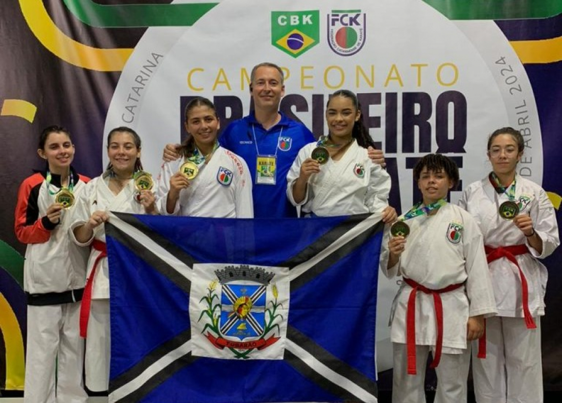 Equipe tubaronense brilha no Campeonato Brasileiro de Karatê