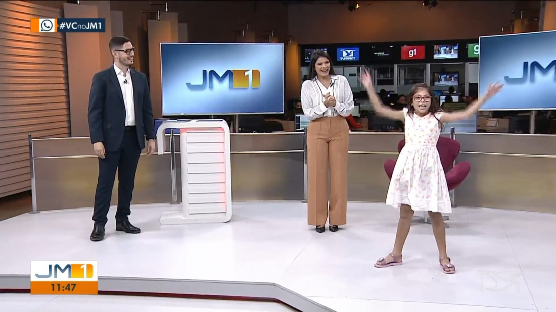 Brasil: criança autista entra em estúdio ao vivo e alegria contagia apresentadores