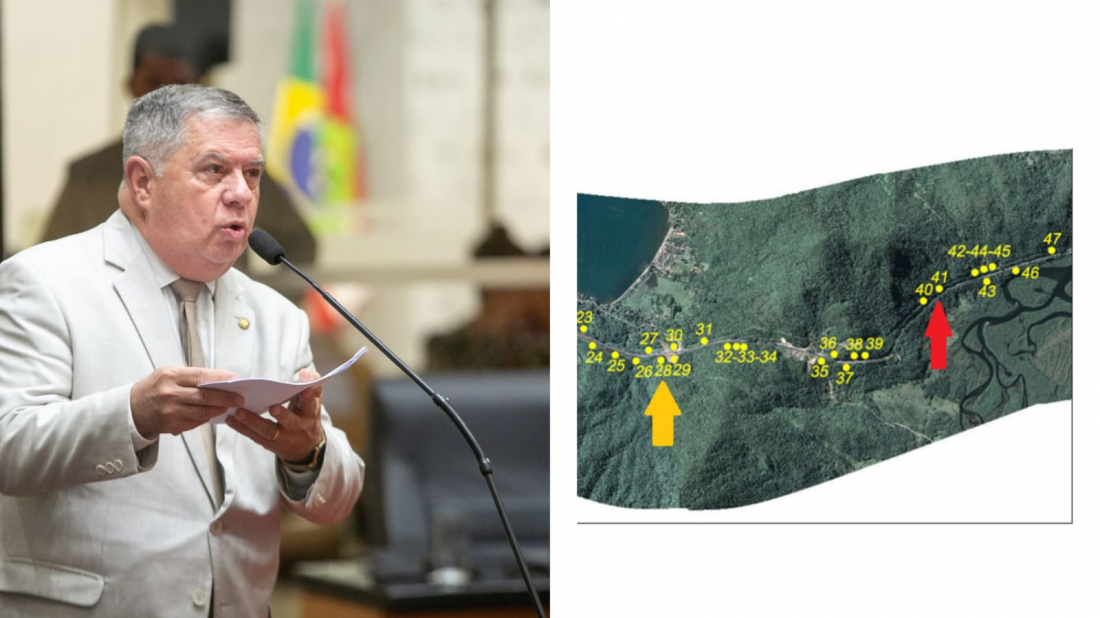 Deputado questiona inspeções precárias no Morro dos Cavalos; trecho com deslizamentos no sábado (13) era considerado de risco 0