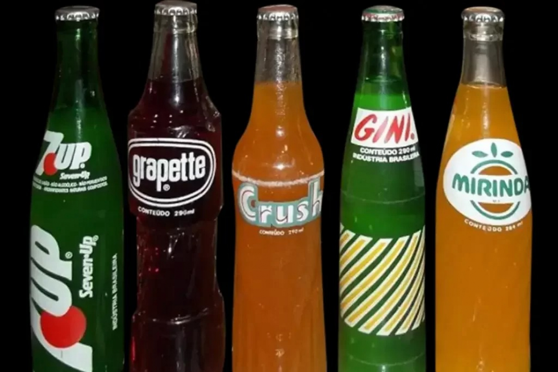 Refrigerantes dos Anos 80 Zup, Grapette, Crush, Gini, Mirinda Refrigerantes dos Anos 80 Zup, Grapette, Crush, Gini, Mirinda