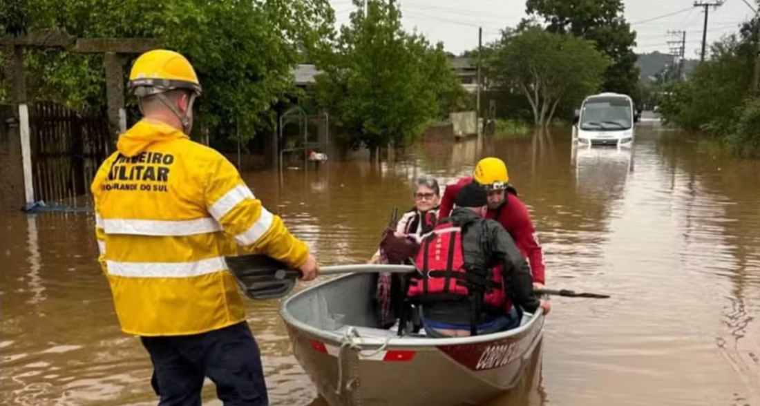 Rio Guaíba (RS) ultrapassa nível de alerta na madrugada e corre risco de inundação