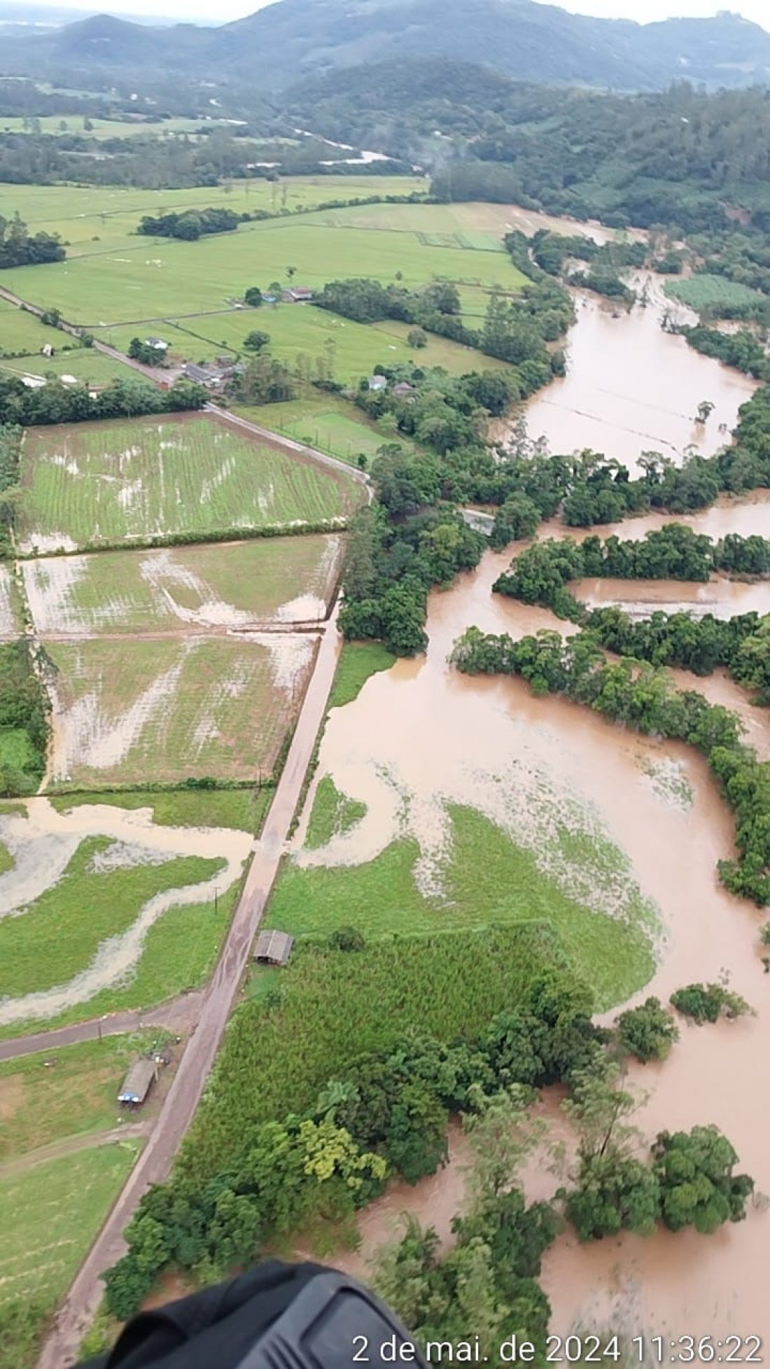 Cidade catarinense decreta emergência por fortes chuvas