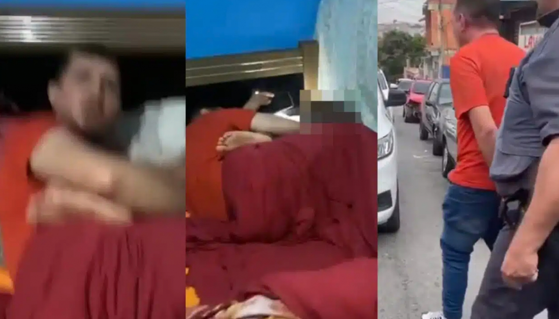 VÍDEO: Mãe flagra exato momento em que filha é violentada pelo marido