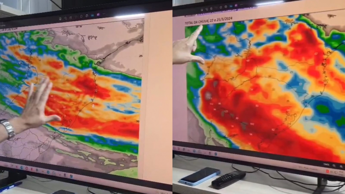 RS e SC terão nova frente fria e chuvas a partir de quinta-feira (16)