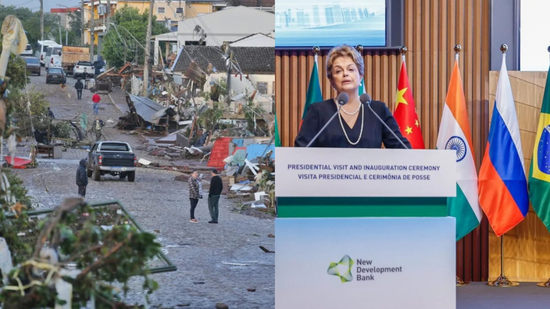 Banco do Brics vai destinar R$5,7 bi para reconstrução do RS, anuncia Dilma