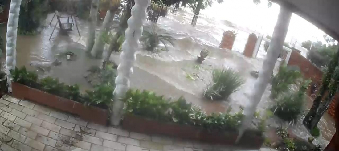 Confira imagens exclusivas do Guaíba transbordando na segunda-feira (13)