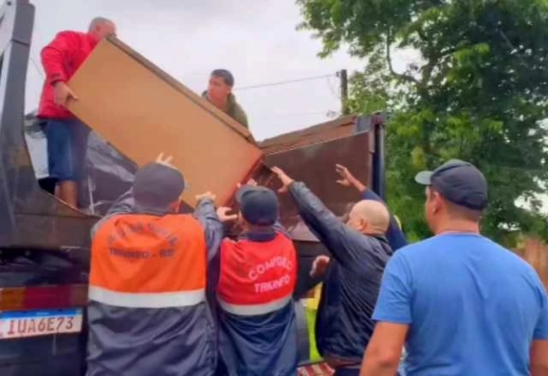 Cheias no RS: Tubarão decide adotar cidade gaúcha de Triunfo