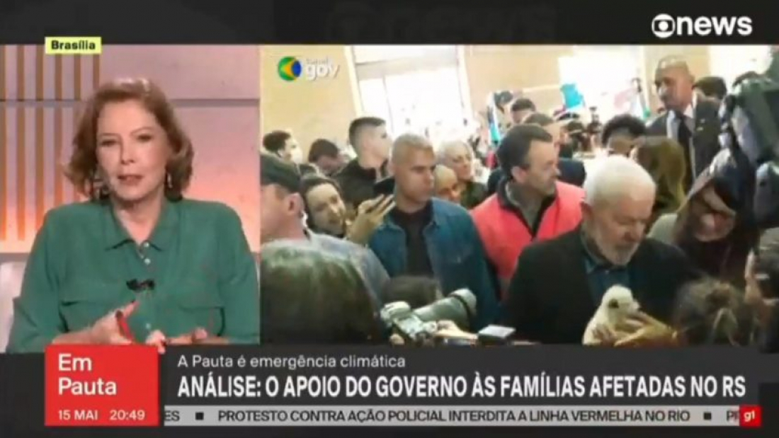 Jornalista é criticada por comparar perdas no RS a roubo de suas joias 