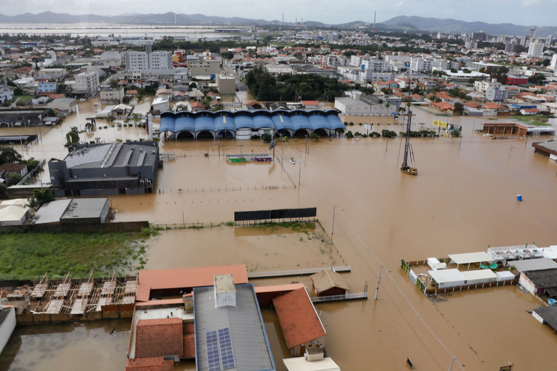 SC foi o Estado que mais decretou emergência e calamidade por chuvas em 10 anos