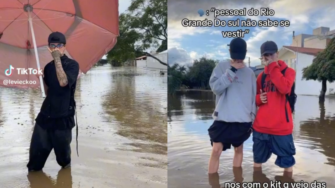Adolescente de Pelotas (RS) viraliza mostrando as roupas estilosas que recebe de doação