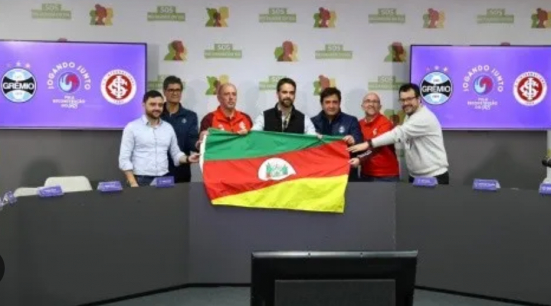 Inter e Grêmio se unem em campanha pelo RS e arrecadam R$ 28,4 milhões