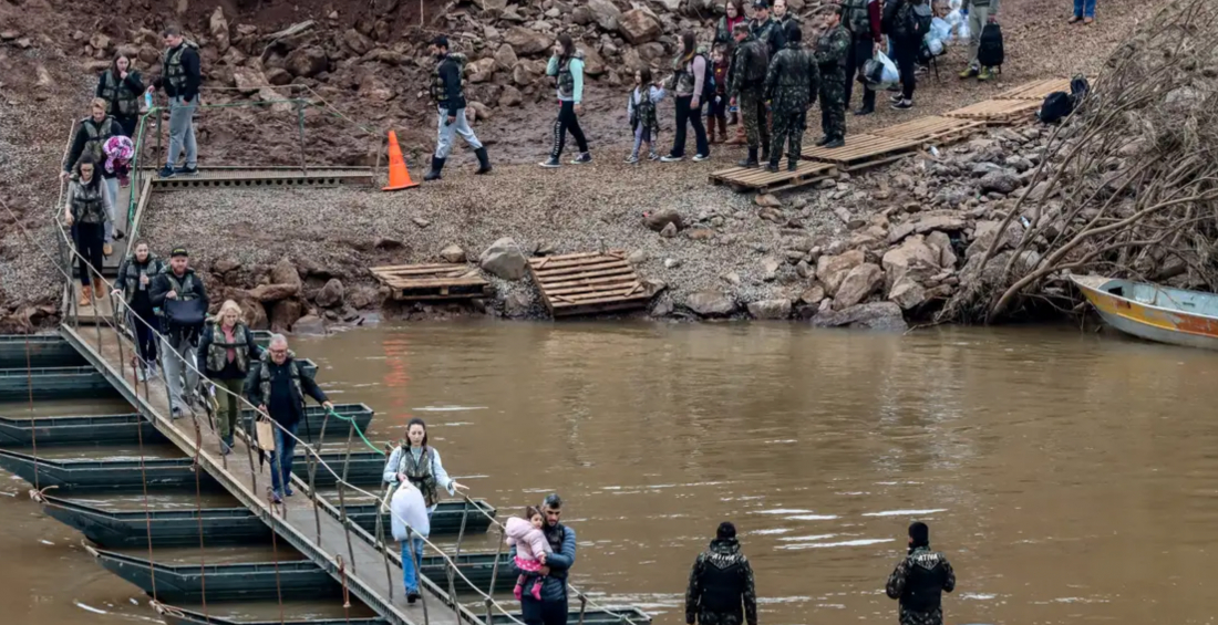 Vale do Taquari: Exército vai refazer travessias levadas pelas cheias