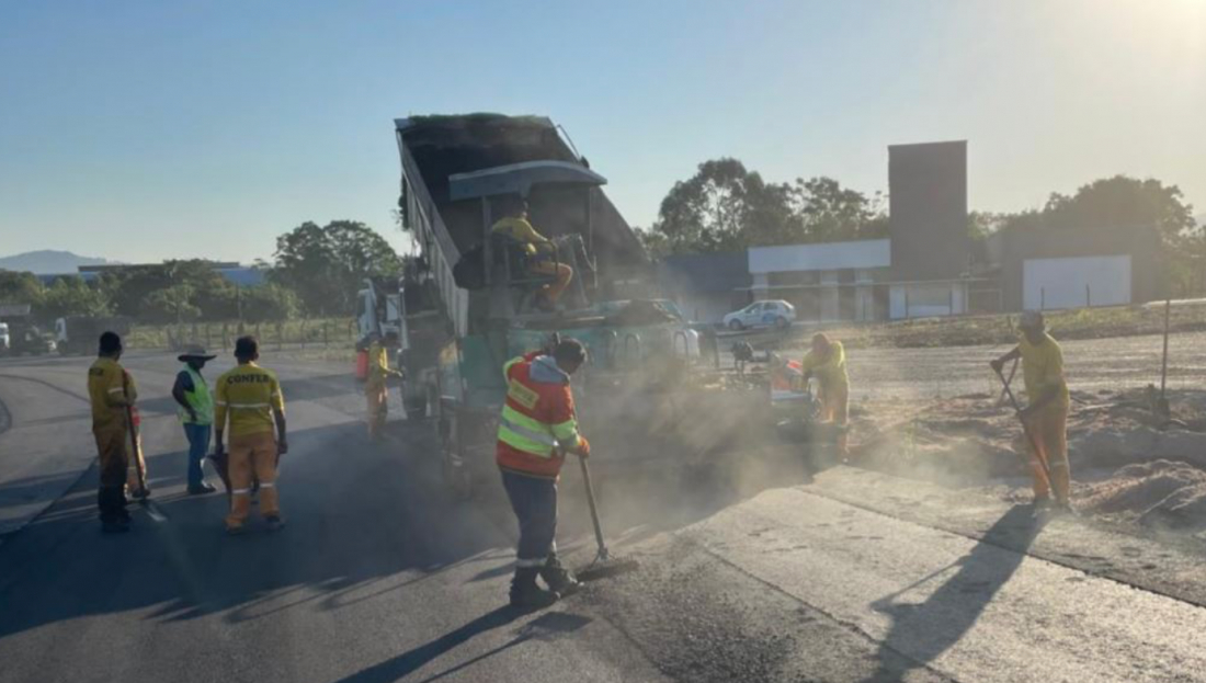 Aggeu Medeiros: trecho de Tubarão tem avanço na pavimentação