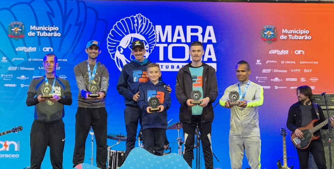 Felipe Costa é tricampeão da Maratona de Tubarão