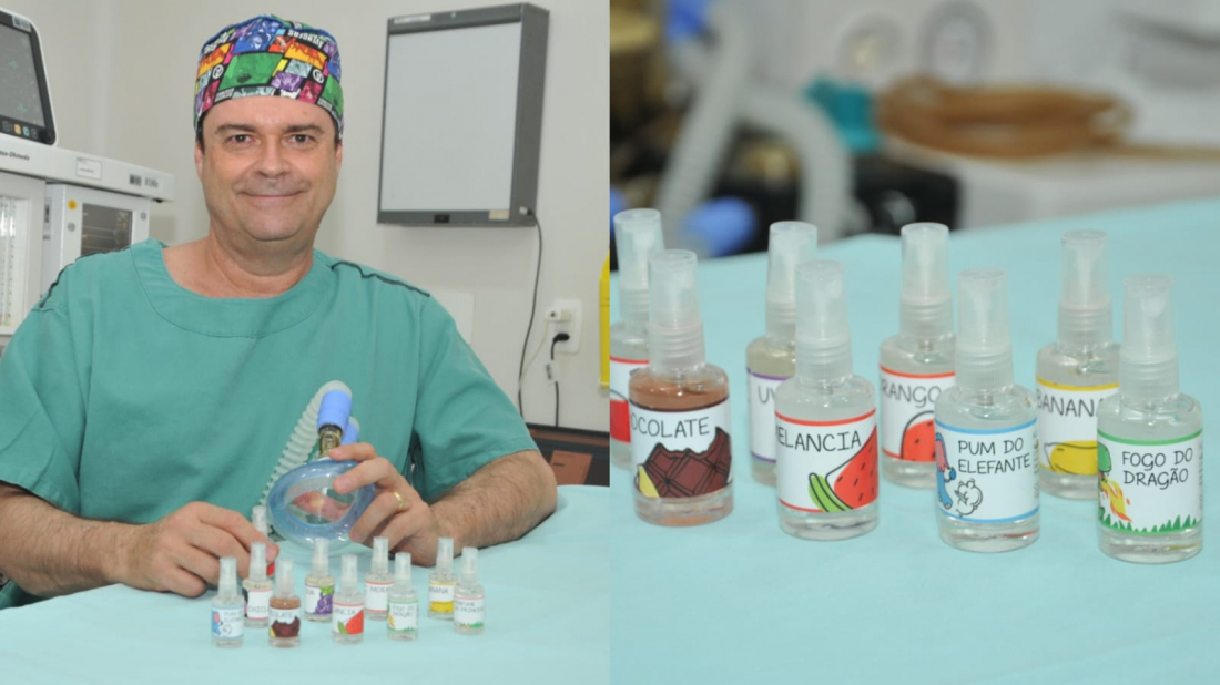 Anestesia pediátrica no Provida usa perfumes divertidos para humanização e acolhimento