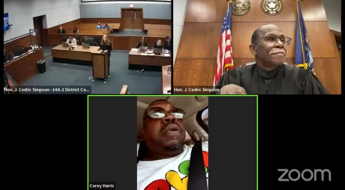 EUA: homem é preso após aparecer dirigindo em julgamento sobre suspensão da CNH