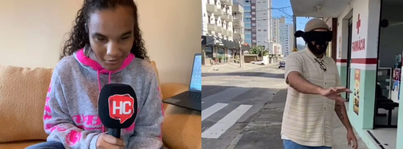 Matéria de capa: repórter do HC testa acessibilidade nas ruas de Tubarão